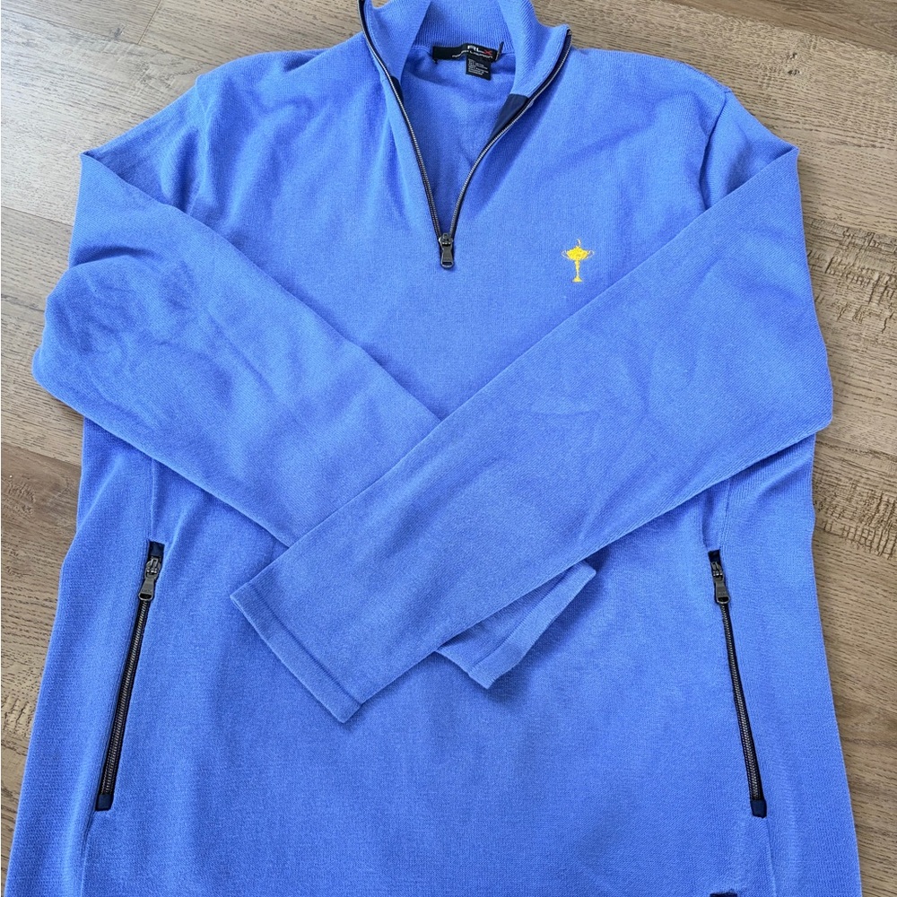 RLX Men’s Large Blue Half-Zip Sweater